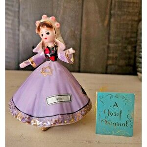 Vintage Josef Originals ISRAEL Girl Figurine Little International Series Japan